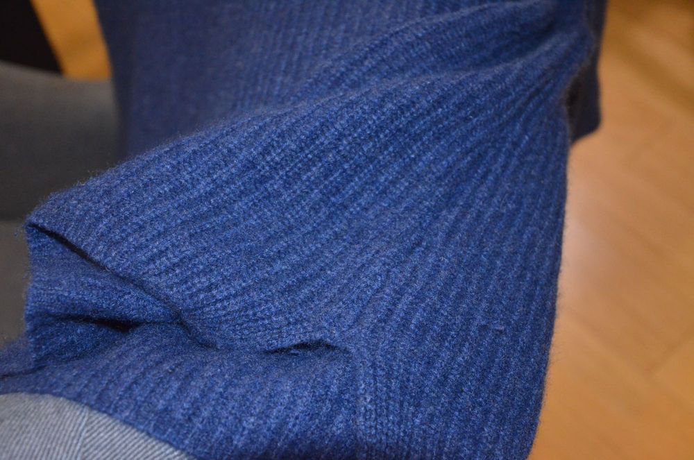 sweter 100% kaszmir mercer&madison granat