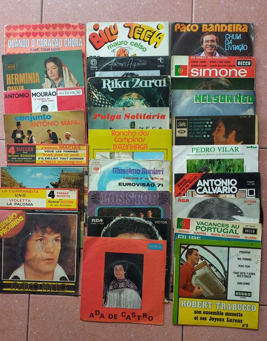 Disco de Vinil de 45 Rotaçoes-Anos 60