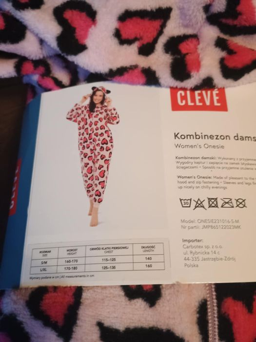 Nowy kombinezon damski S/M