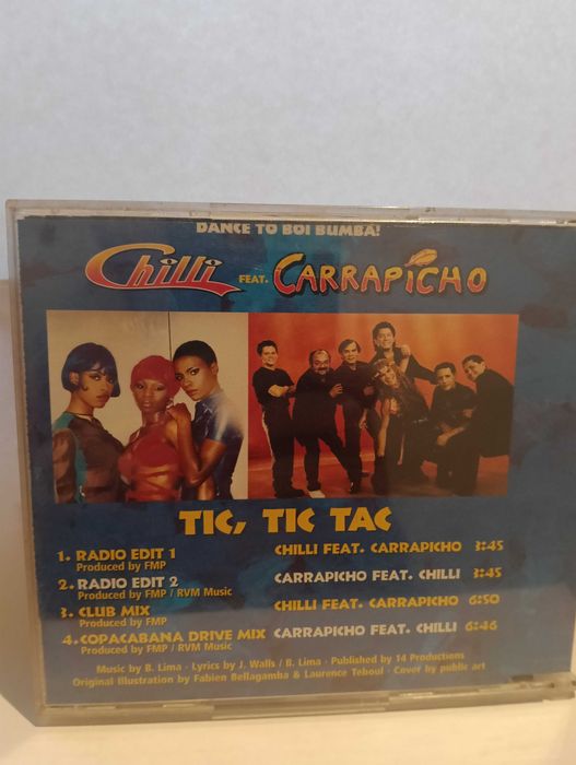 Cd single Carrapicho - "Tic, Tic, Tac"