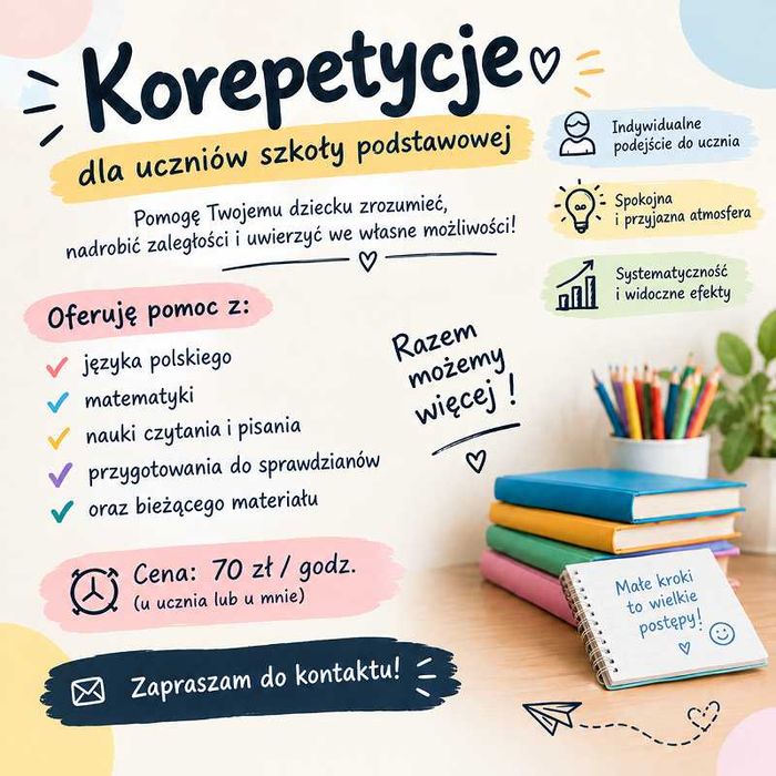 korepetycje szkoła podstawowa
