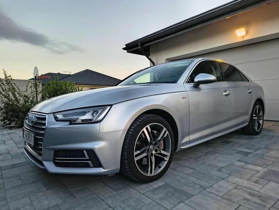 Audi A4 Limousine Audi A4 B9 2.0 TFSI 252 KM quattro, S line, Virtual Cockpit, prywatne