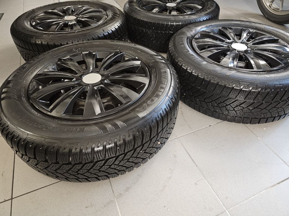 4 jantes ferro 16 com 4 pneus 215 65