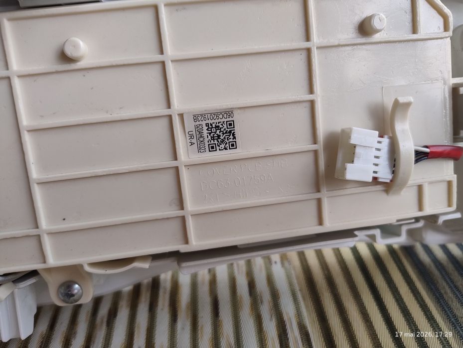 Programator pralki Samsung Eco Bubble VRTplus 8 kg panel sterowania