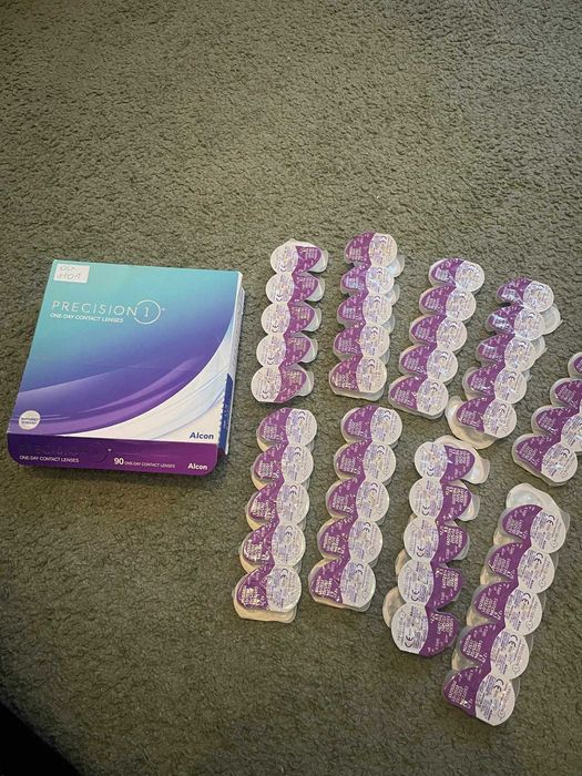 Jednodniowe soczewki kontaktowe PRECISION1 90 sztuk +2,25 Moc 1101