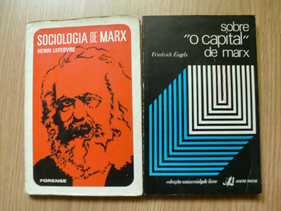 Lote de 3 livros sobre e de Marx