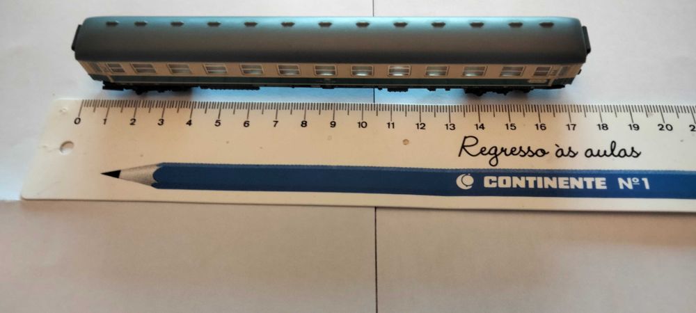 #6001- Carruagem Passageiros DB 175 mm- Comboio Escala N