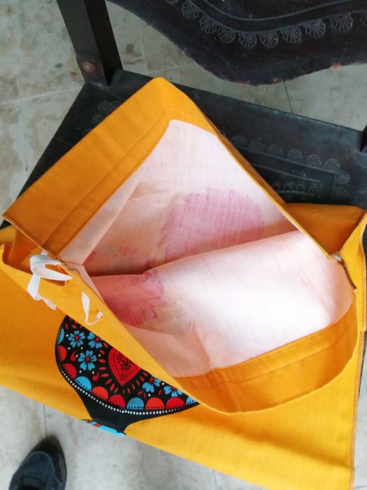 saco grande em tecido , galo de barcelos