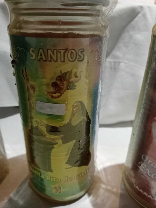 Velões com oração velas