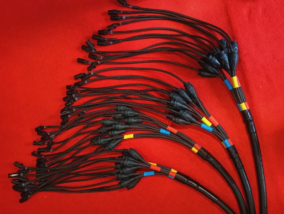 Cabos sinal XLR / DMX por medida, personalizados