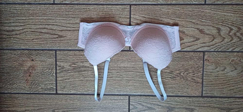 Różowy biustonosz Janina r. 80 B push up