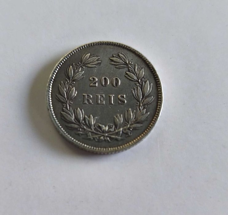 200 Reis 1843 D. Maria II