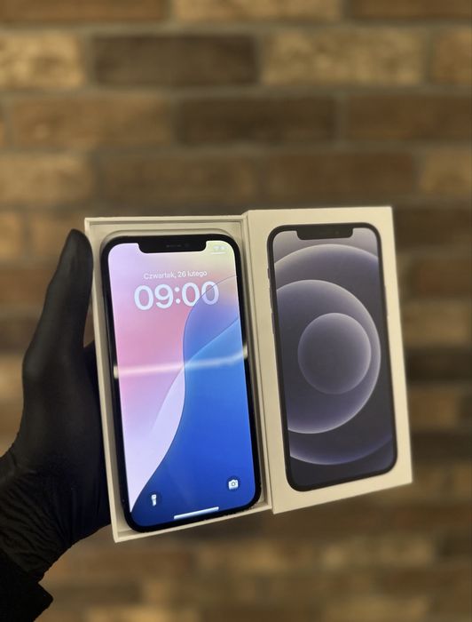 Iphone 12 128 GB Czarny / 100% Kondycji Baterii / Bardzo Dobry Stan