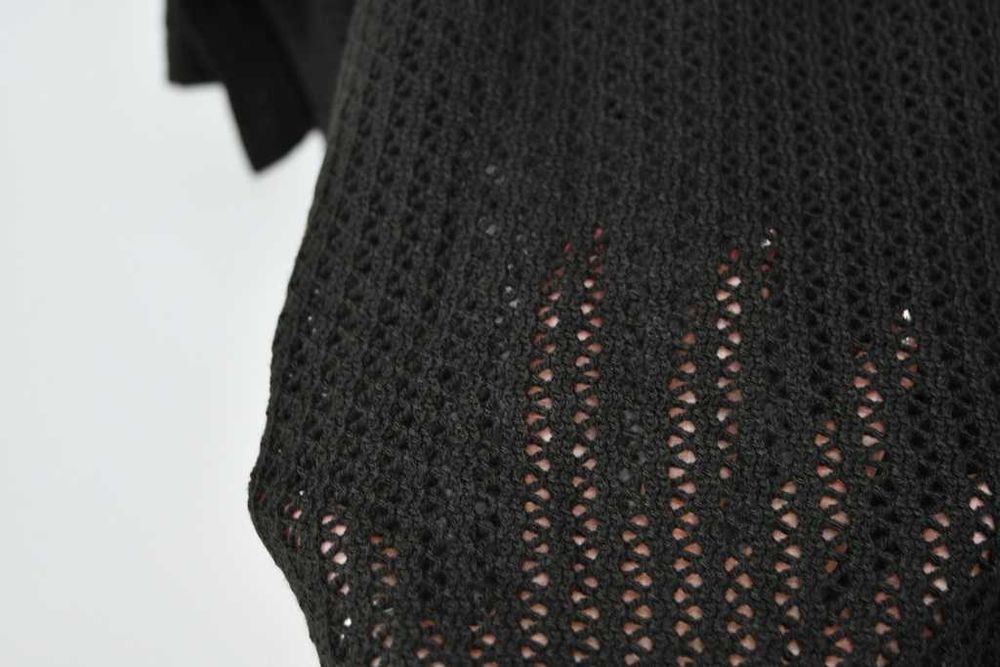 Ażurowy sweter męski Boohoo XL krótki rękaw