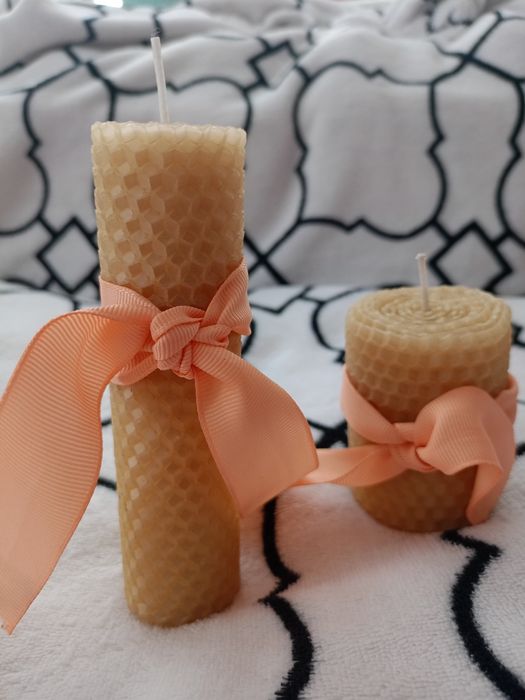 Свічки воскові ручної роботи