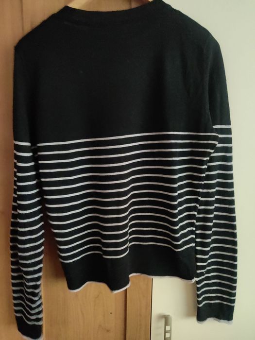 Cienki sweter ZARA w paski L