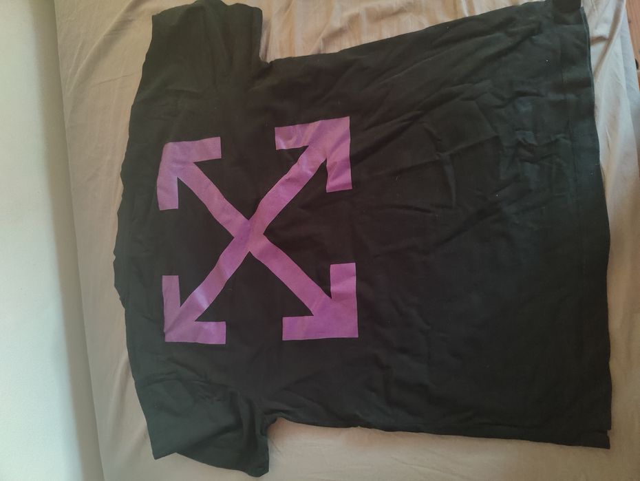 Tee podkoszulek off white Fake lab