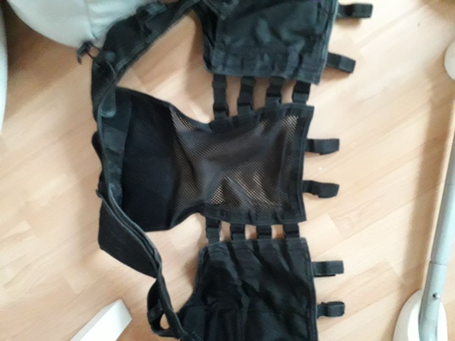 Kamizelka taktyczna czarna policja