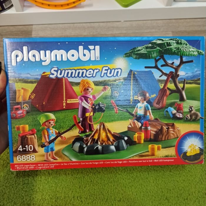 Playmobil camp sale site 6888