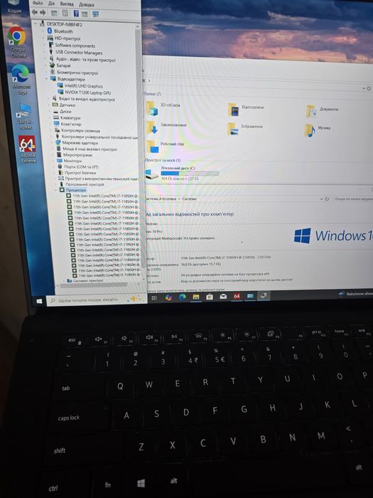 Dell Precision 5560 i7 11850h 16gb Qvadro T1200 ssd 256