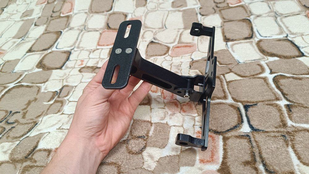 Тримач номера кріплення мотоцикла з місцем під поворотники CNC рамка