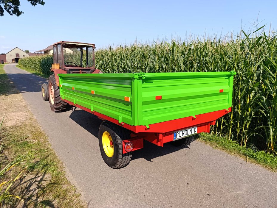 Przyczepa wywrotka, jednoosiowa Fabryczna Baastrup , 5 T