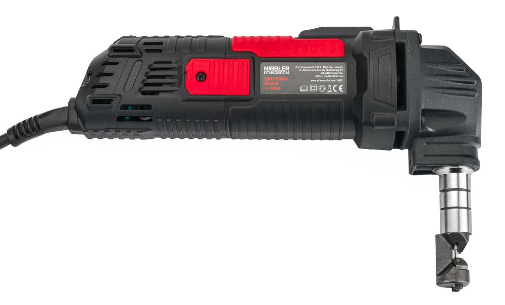 nożyce skokowe do blachy 1600w red technic