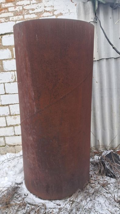 Труба, розмір- В 219см, діам.102 см
Діаметр 102 см
Товщина металу 10м