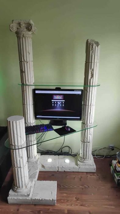 Regał ozdobny stolik półka