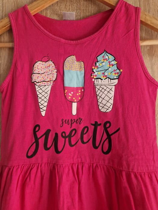 Sukienka Ice Cream , Lody, 128cm