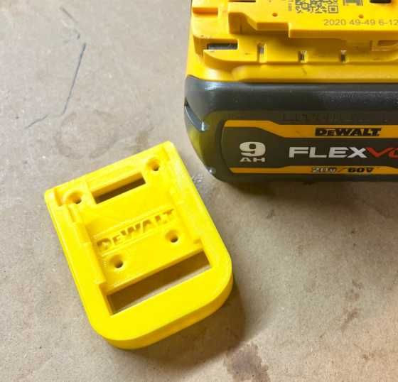 Suporte para baterias Dewalt 20v e 18v