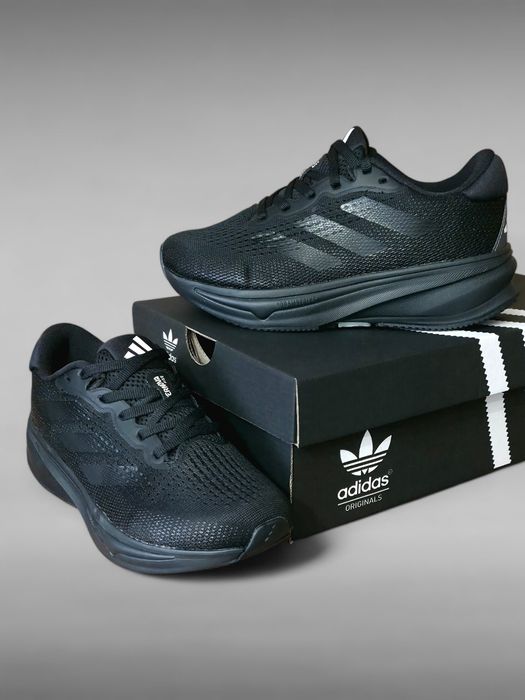 Жіночі - підліткові  кросівки  Adidas Supernova Rise Core Black / Carbon (36р/37р/38р/39р/40р)