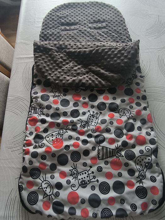 Śpiworek do wózka spacerowego +minky