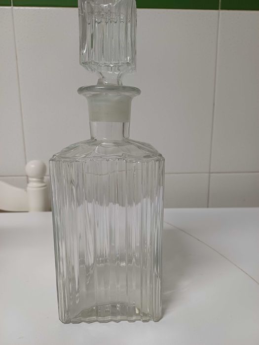 Garrafas em cristal 3 unidades