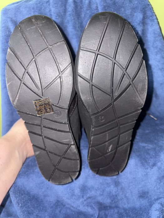 Czarne jesienne buty 36