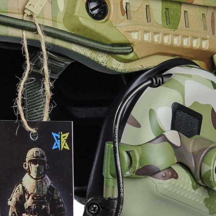 Шлем FAST Мультикам + наушники ARM NEXT с "Чебурашками" (мультикам)