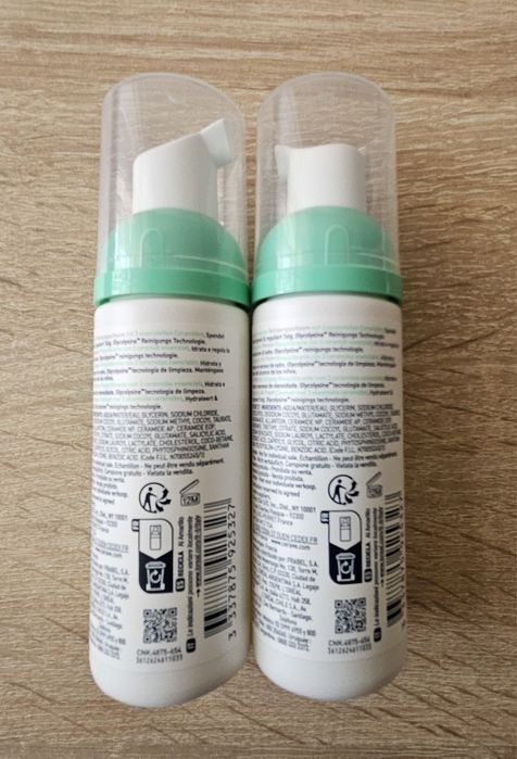 Cerave pianka 2szt