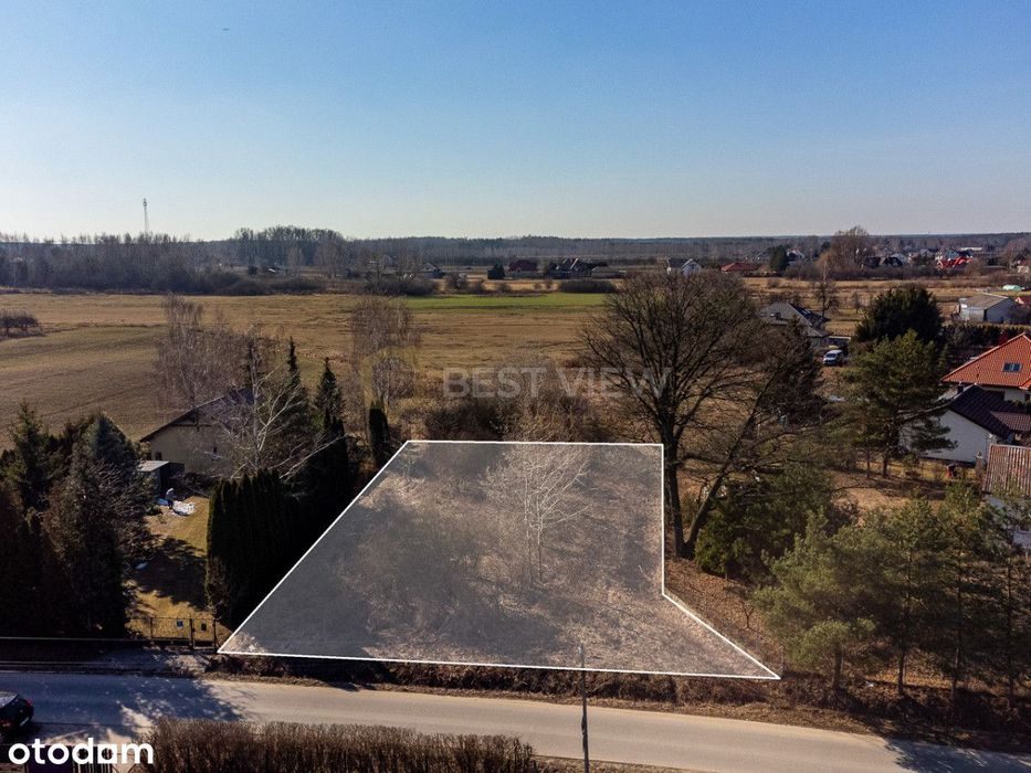 Działka mieszkalno – usługowa | Mpzp | Światłowód