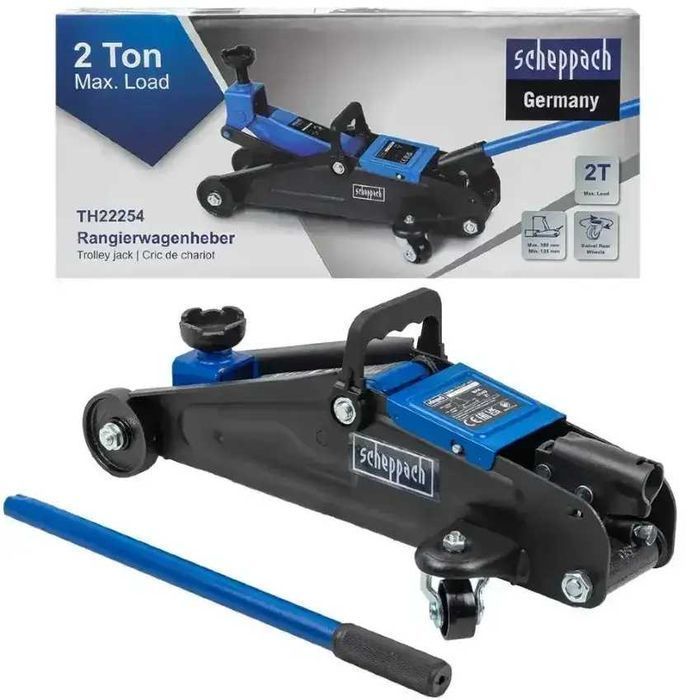 Домкрат підкатний гідравлічний 2т Scheppach SCH-TH22254