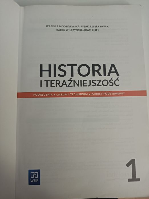 Historia i teraźniejszość 1 zakres podstawowy