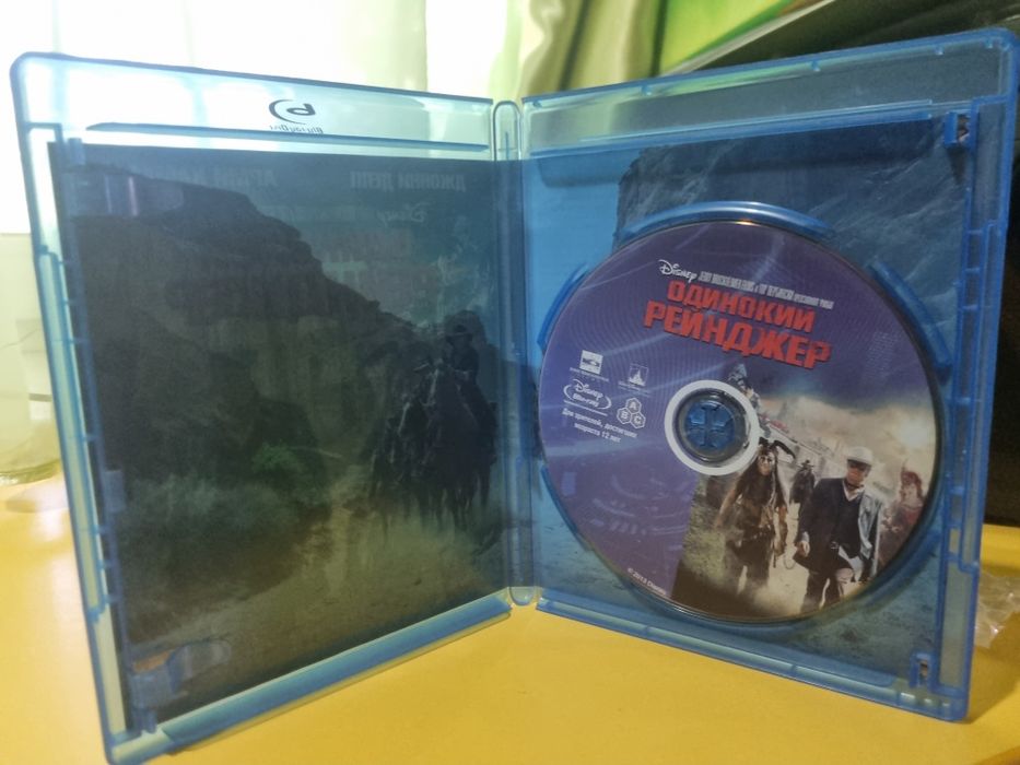Blu ray фільм Одинокий рейнджер,ліцензія.