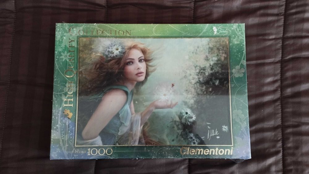 Puzzle NOVO 1000 - Herald of Spring, Bente Schlick - Clementoni - RARO