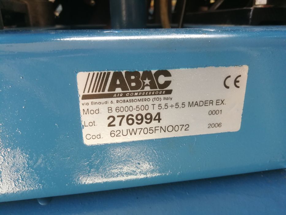Compressor Abac 500 litros trifásico