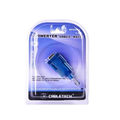 Kabel konwerter USB 2.0 - RS232 DB9M