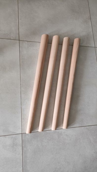 Nogi 4 sztuki 45 cm buk.