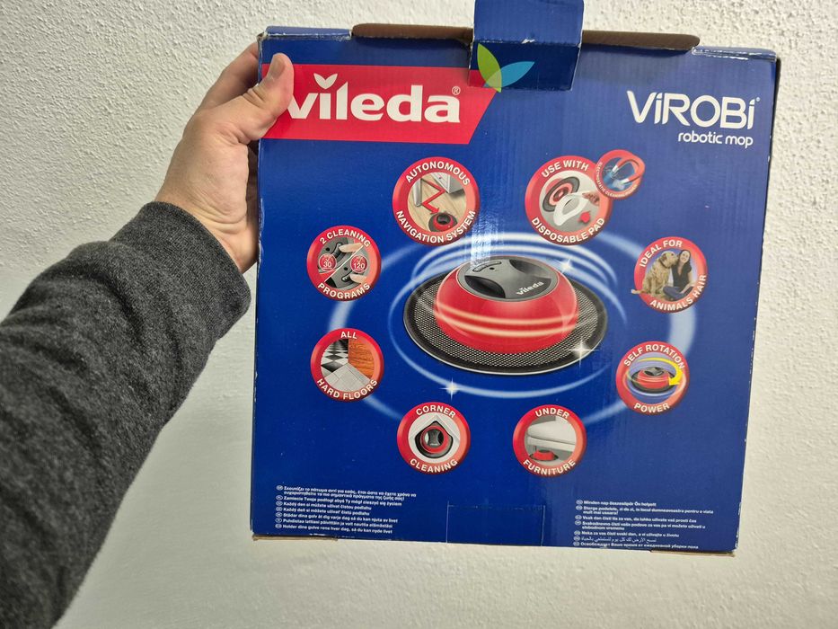 Robo limpeza Vileda com bateria