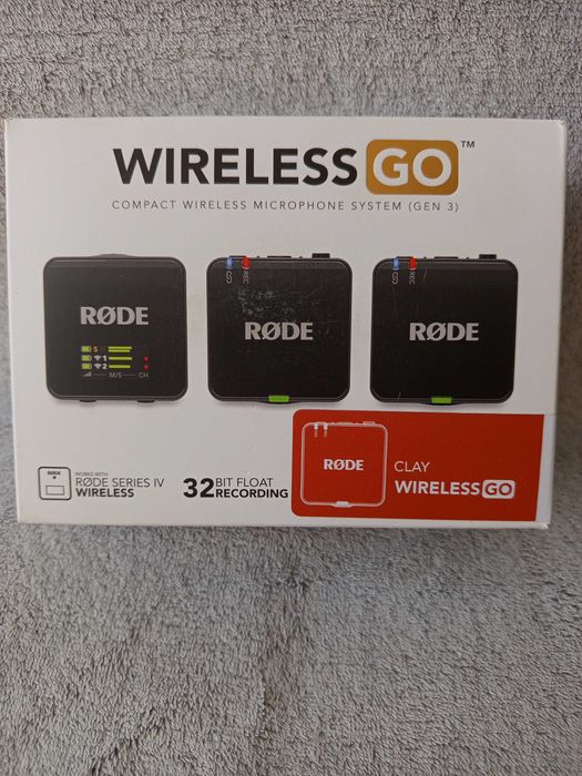 RODE Wireless GO III GEN 3 Clay NOWY Mikrofon