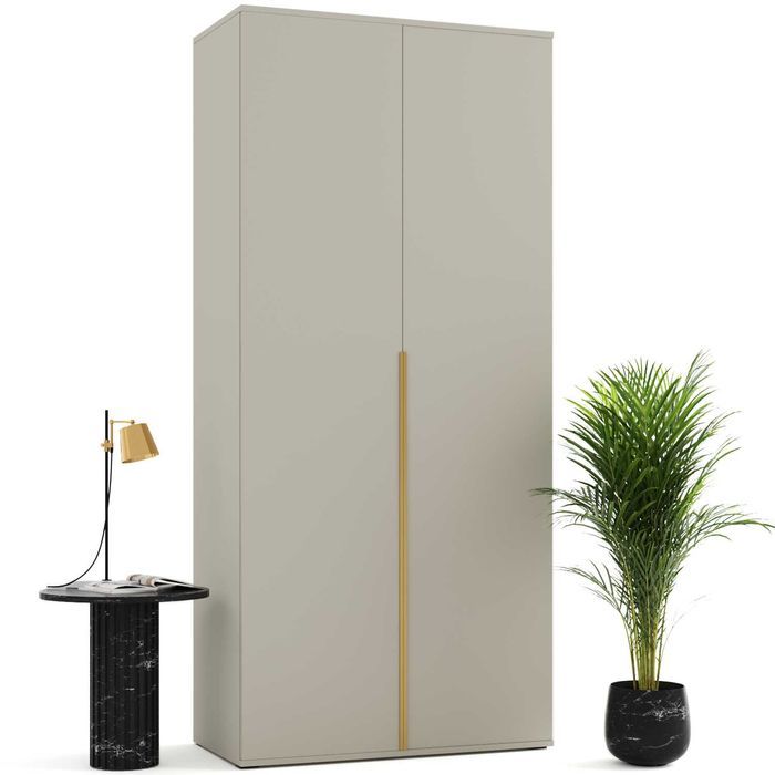 Kaszmirowa szafa uchylna dwudrzwiowa FLORA - 80x265x53