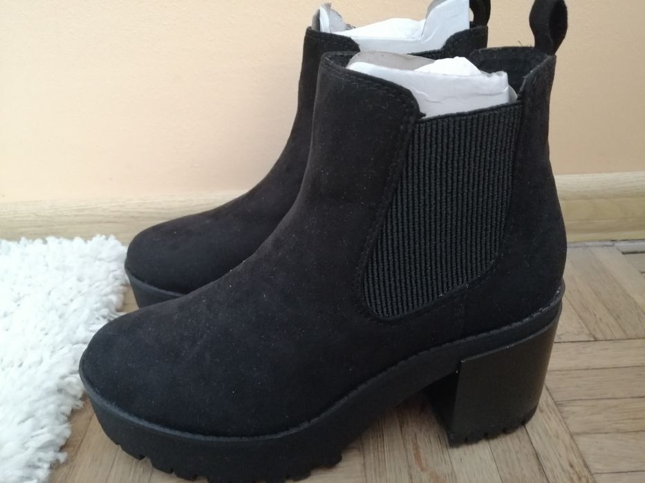 Botki Pull&Bear rozmiar 37 Czarne