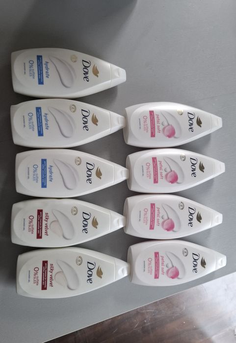 Żele dove 450ml 9 sztuk i 400ml 4 sztuki